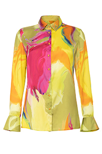 Košulja dugih rukava u neon dezenu Tiffany Production