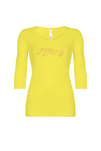 Tiffany Production Ženska bazna majica sa okruglim izrezom i rukavima 3/4 dužine