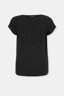 Majica sa diskretnim floralnim dezenom Tiffany Production