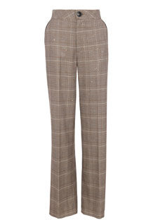 Zvonaste pantalone od kariranog tvida  Tiffany Production