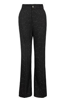 Tiffany Production Ženske zvonaste pantalone sa svetlucavim nitima