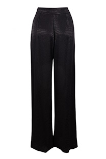 Široke viskozne pantalone dubokog struka sa džepovima Tiffany Production