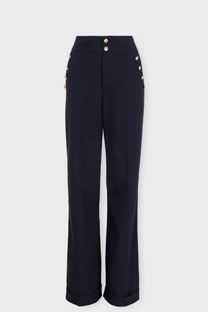 Elegantne pantalone širokog kroja Tiffany Production