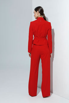 Pantalone visokog struka sa širokim nogavicama Tiffany Production