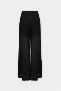 Široke pantalone sa plisiranim efektom Tiffany Production