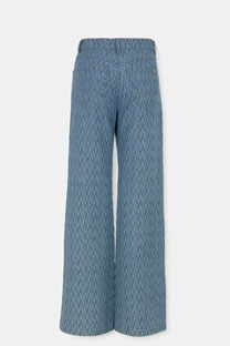Farmerke širokih nogavica sa teksturom Tiffany Production