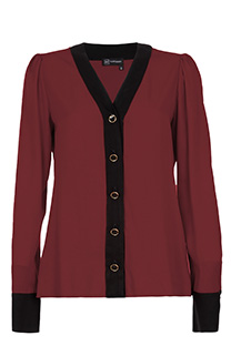 Tiffany Production Ženska bluza od 100% viskoze sa V izrezom