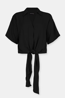 Elegantna bluza sa vezivanjem u struku Tiffany Production