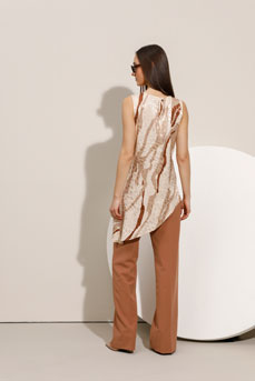 Asimetrična bluza od viskoze Tiffany Production