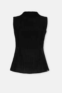 Bluza bez rukava sa reljefnom teksturom Tiffany Production