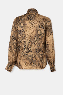 Bluza sa mašnom i animal printom Tiffany Production