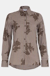 Tiffany Production Košulja sa prugama i cvetnim dezenom