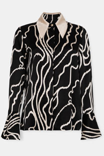 Košulja od viskoze sa naglašenom kragnom Tiffany Production