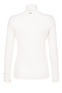 Rebrasta ženska rolka sa dugmićima na rukavima Tiffany Production