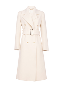 Midi kaput dugih rukava sa ukrasnim dugmićima i kaišem Tiffany Production