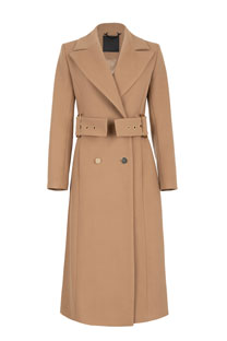 Elegantni dugi kaput sa zlatnim detaljima Tiffany Production