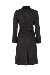 Ženski kaput sa kontrastnim prednjim delom Tiffany Production