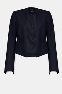 Kratki elegantni sako bez revera Tiffany Production