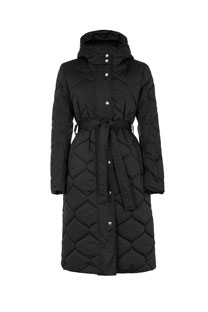 Ženska prošivena jakna sa kapuljačom i džepovima Tiffany Production