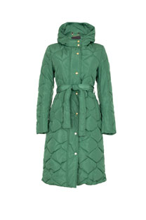 Ženska prošivena jakna sa kapuljačom i džepovima Tiffany Production