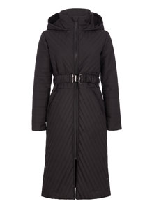 Prošivena jakna sa kapuljačom i kaišem Tiffany Production