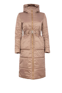 Tiffany Production Ženska midi jakna sa kapuljačom i kaišem