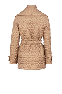 Ženska prošivena jakna sa kaišem i širokom kragnom Tiffany Production