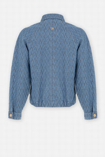 Teksas jakna sa teksturom i rajsferšlusom Tiffany Production