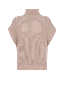 Prsluk bez rukava sa visokom kragnom i svetlucavim nitima Tiffany Production