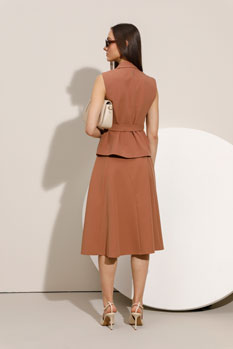 Elegantni prsluk sa pojasom Tiffany Production