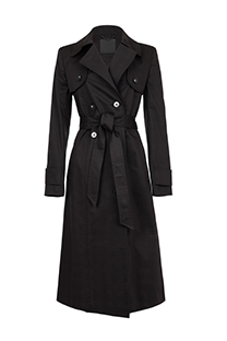 Ženski midi mantil sa kaišem i kopčanjem na preklop Tiffany Production