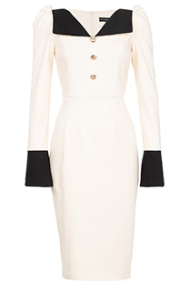 Ženska midi haljina sa zvonastim rukavima Tiffany Production