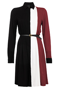 Haljina od 100% viskoze sa kontrastnim dezenom Tiffany Production