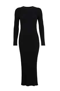 Trikotažna midi haljina dugih rukava sa okruglim izrezom Tiffany Production
