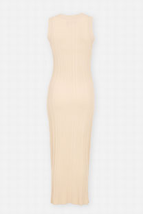Duga pletena haljina bez rukava Tiffany Production