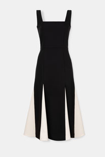 Tiffany Production Midi haljina sa širokim bretelama