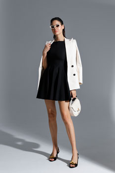 Mini haljina bez rukava Tiffany Production