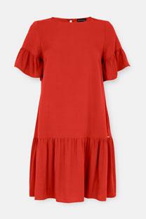 Kratka lepršava haljina sa karnerima Tiffany Production