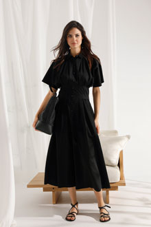 Duga košulja-haljina sa naglašenim strukom Tiffany Production