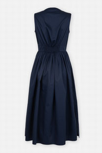 Haljina bez rukava sa dugmićima i V izrezom Tiffany Production