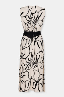 Haljina bez rukava sa naglašenim strukom Tiffany Production