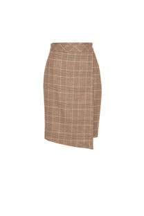 Mini suknja sa dezenom i imitacijom preklopa Tiffany Production