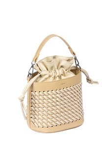 Bucket torba sa pletenim efektom Tiffany Production
