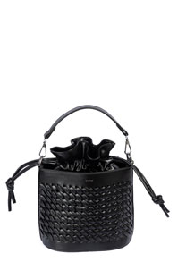 Bucket torba sa pletenim efektom Tiffany Production