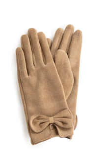 Ženske zimske rukavice sa ukrasnom mašnom Tiffany Production