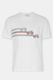 Bela pamučna majica sa printom Tiffany Production