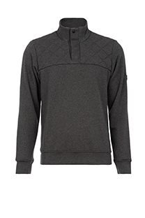 Muški duks dugih rukava sa visokom kragnom i prošivenim detaljima Tiffany Production