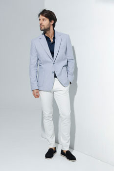 Sako klasičnog kroja sa lanom Tiffany Production