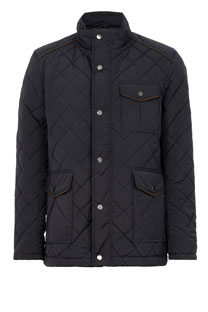 Muška štepana jakna sa visokom kragnom i džepovima Tiffany Production