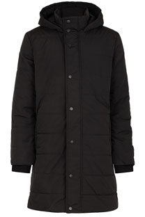 Tiffany Production Muška jakna sa kapuljačom i prošivenim detaljima